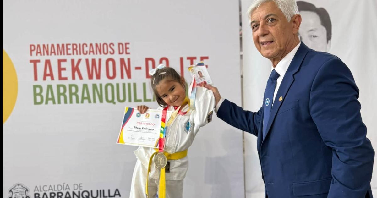 Taekwon-Do santiaguentildeo- ORO KWAN brilloacute en los Juegos Panamericanos ITF de Barranquilla