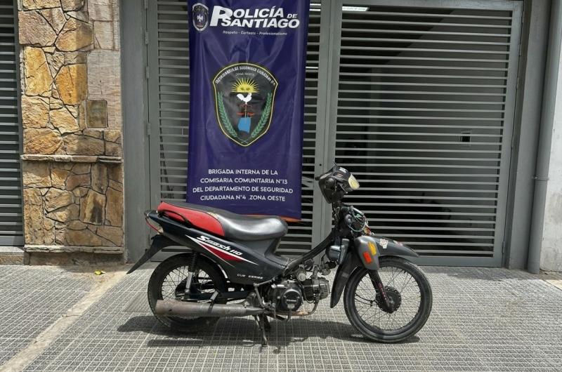 Recuperan motocicleta vinculada a la investigación de una causa por estafa