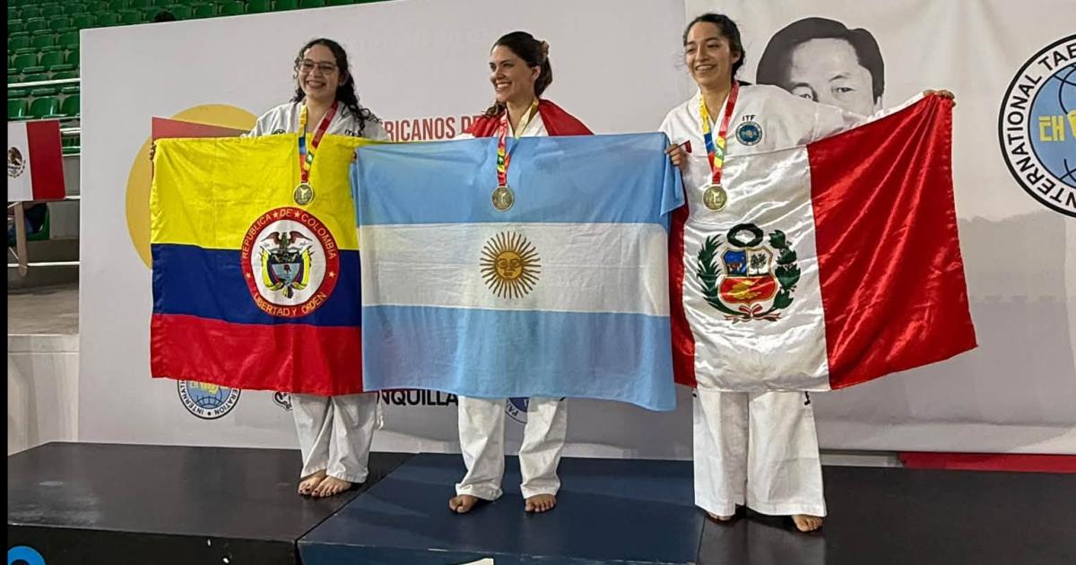 Taekwon-Do santiaguentildeo- ORO KWAN brilloacute en los Juegos Panamericanos ITF de Barranquilla