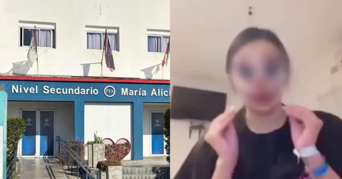El testimonio en video de una de las alumnas se difundió en redes