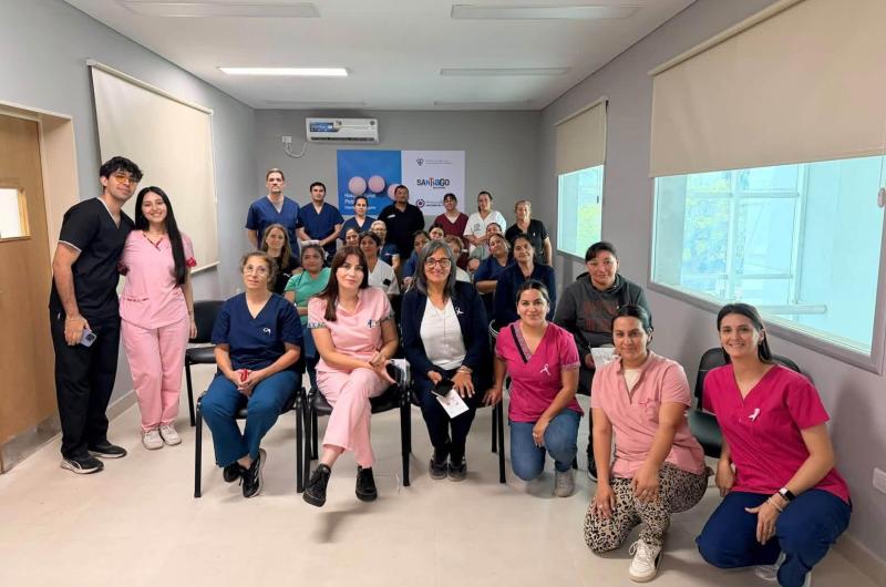 Pinto se sumoacute a Octubre Rosa con jornada sobre el caacutencer de mama