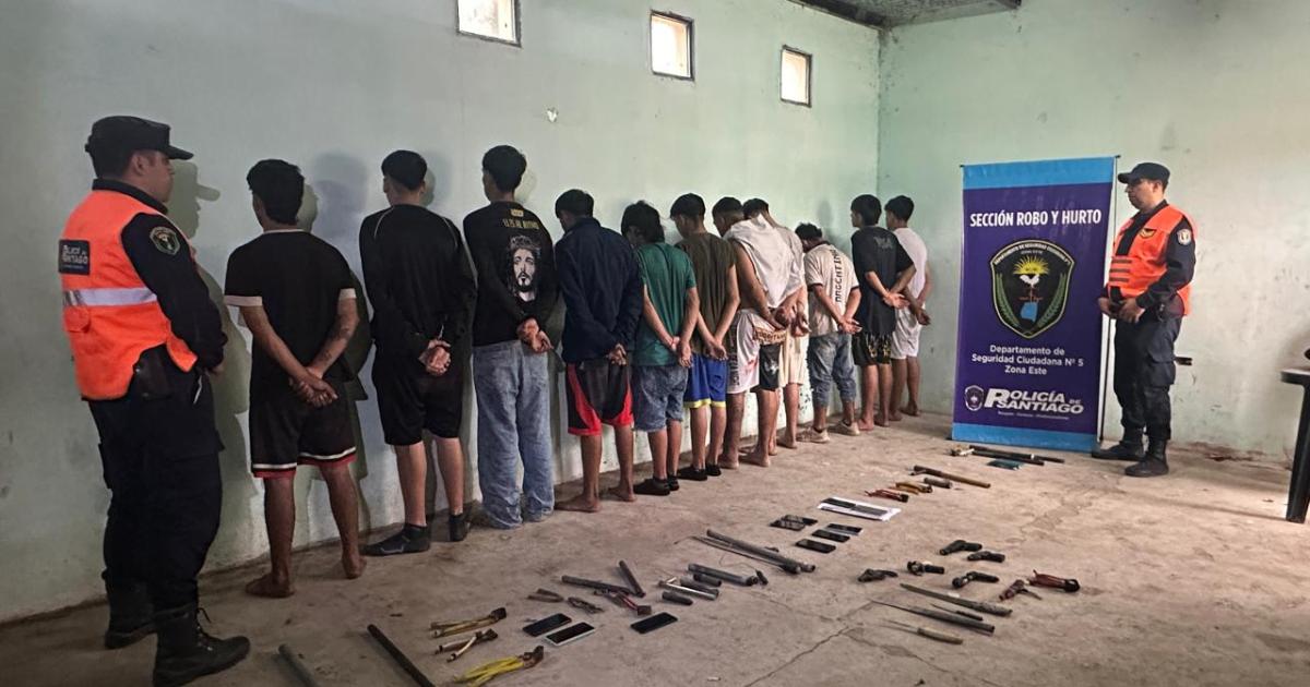 La Banda- megaoperativo desarticula bandas antagoacutenicas hay 12 detenidos y secuestran armas