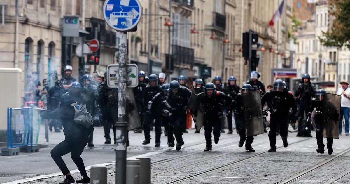 Incidentes en Lyon y operativo con mÃs de un centenar de arrestos (Foto Google)