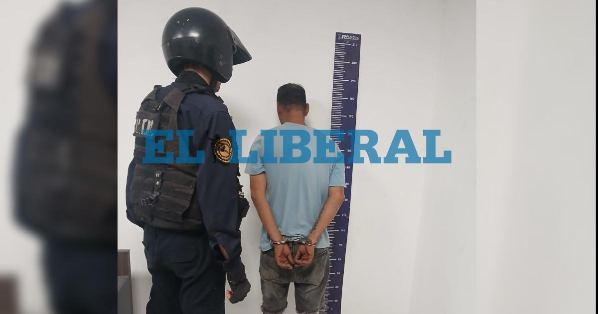 Fue alojado en la sede policial por disposición de la Fiscalía (Foto El Liberal)