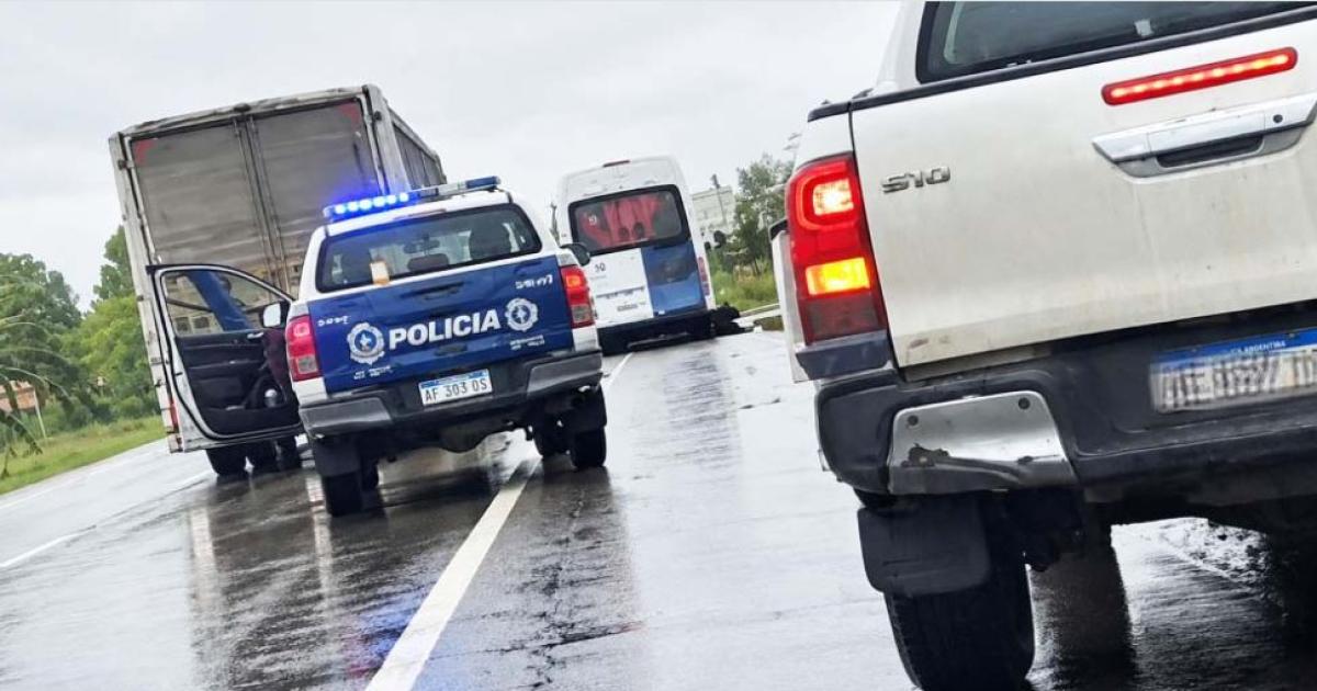 Tragedia- Un motociclista murioacute al chocar con un camioacuten en la Ruta 38