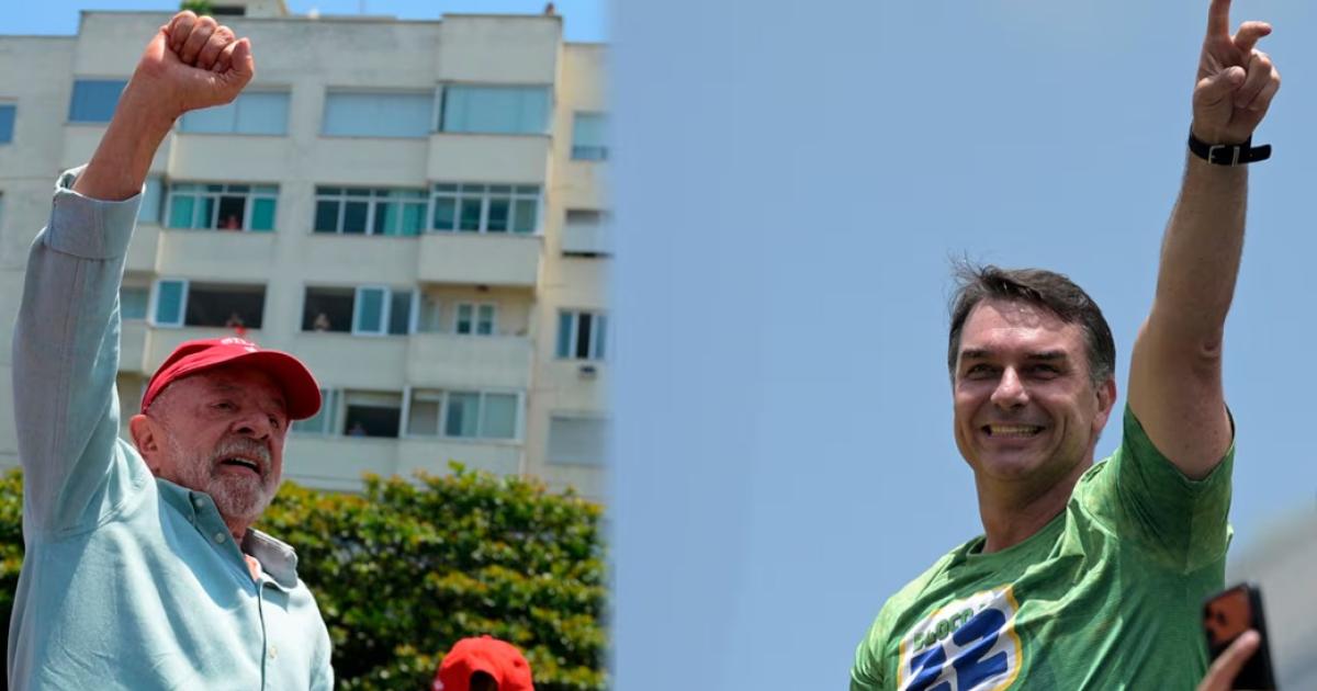 Lula da Silva y Fl�vio Bolsonaro cierran sus campañas este s�bado un día antes de las elecciones que definir�n el futuro de Brasil
