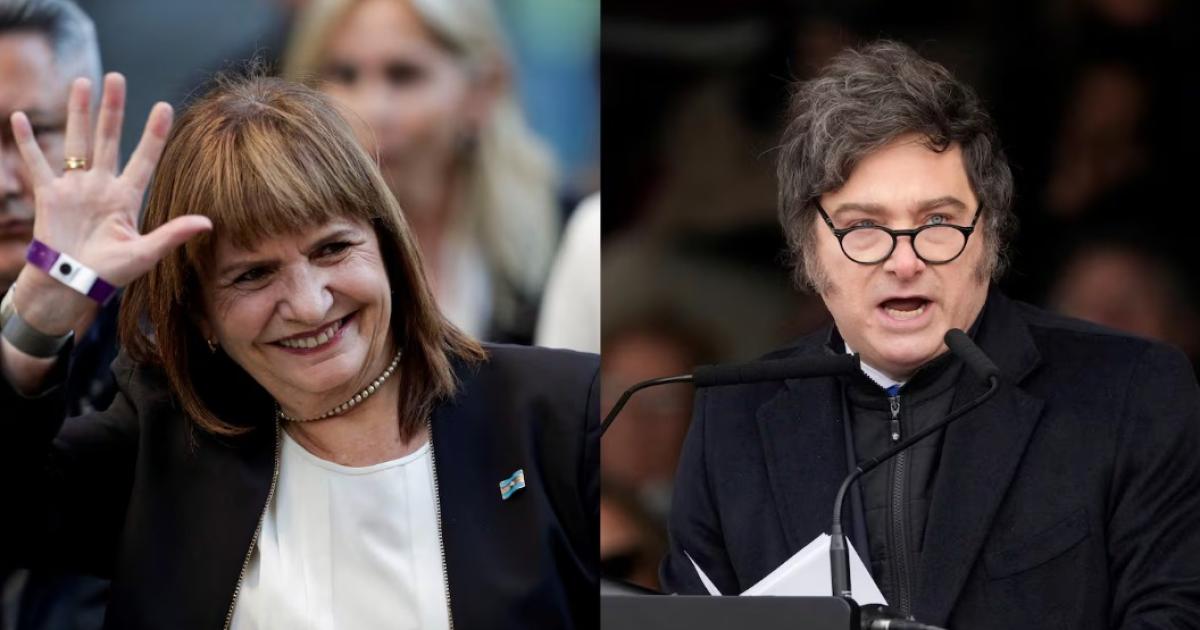 Patricia Bullrich compartió una foto con Javier Milei y dio una señal de acercamiento en medio de las tensiones
