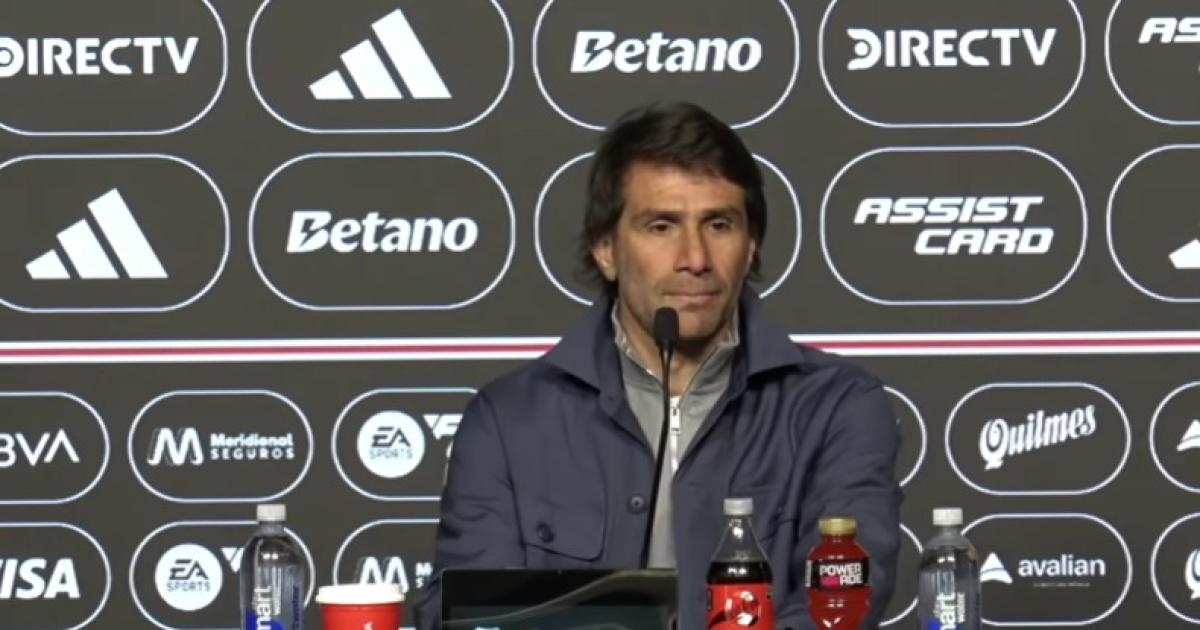 Conferencia de prensa luego del partido River - Racing