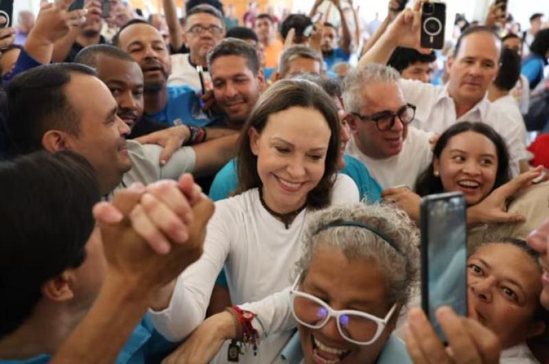 Mariacutea Corina Machado volvioacute a Venezuela tras casi un antildeo de exilio en el exterior