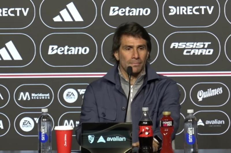 Conferencia de prensa luego del partido River - Racing
