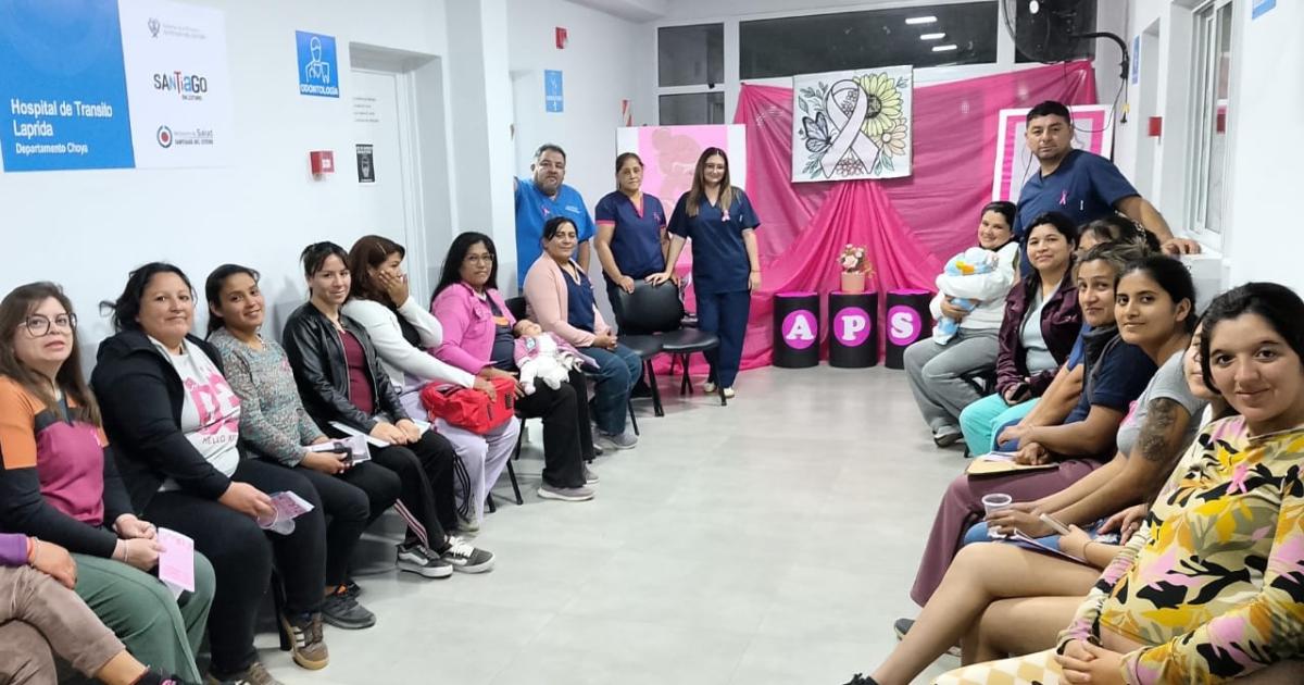 El Hospital de Laprida trabaja para concientizar sobre el caacutencer de mama