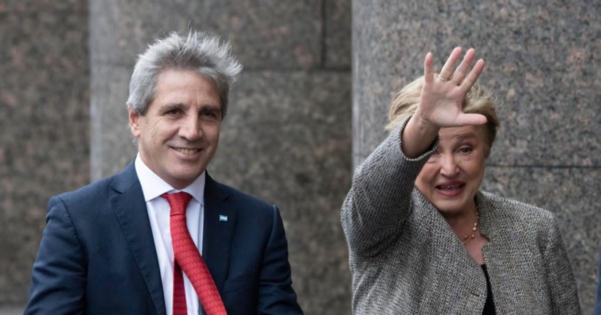 Kristalina Georgieva y Luis Caputo
