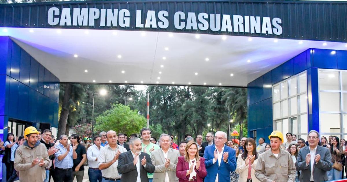La intendente Fuentes habilitoacute la remodelacioacuten integral del Camping Las Casuarinas