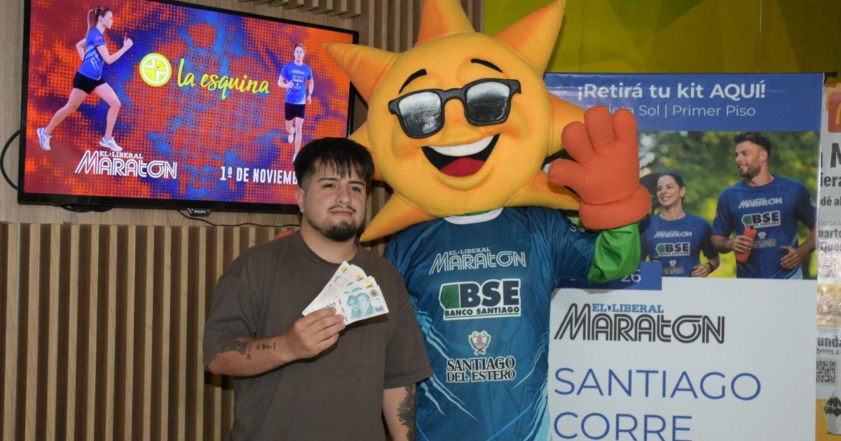 Maratoacuten de EL LIBERAL- entregaron premios de 150000 y 300000 y quedan 15 millones por sortear