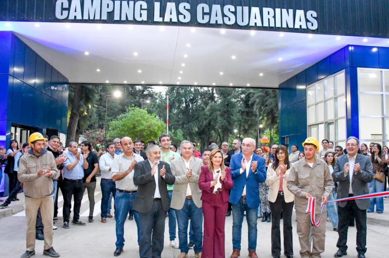 La intendente Fuentes habilitoacute la remodelacioacuten integral del Camping Las Casuarinas