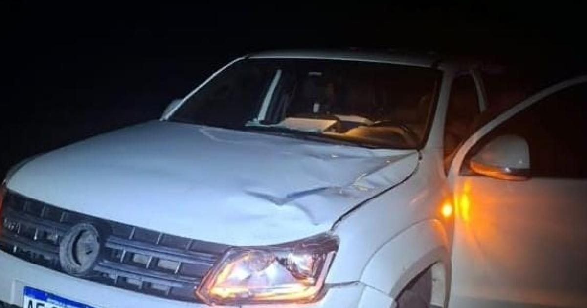 Camioneta atropelloacute y matoacute a un peatoacuten anoche en Sol de Julio