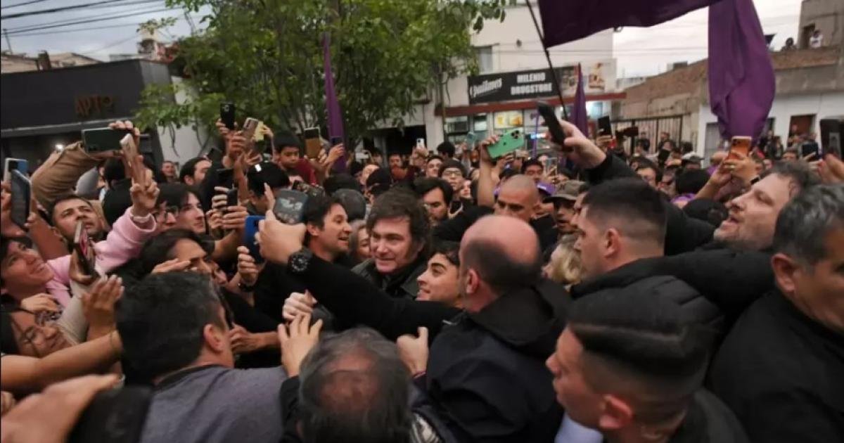 Javier Milei en Catamarca (Foto- La Unión)