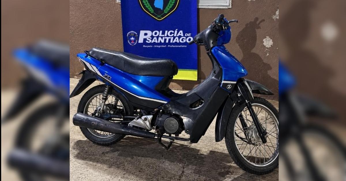 El rodado fue recuperado por la Policía (Foto El Liberal)
