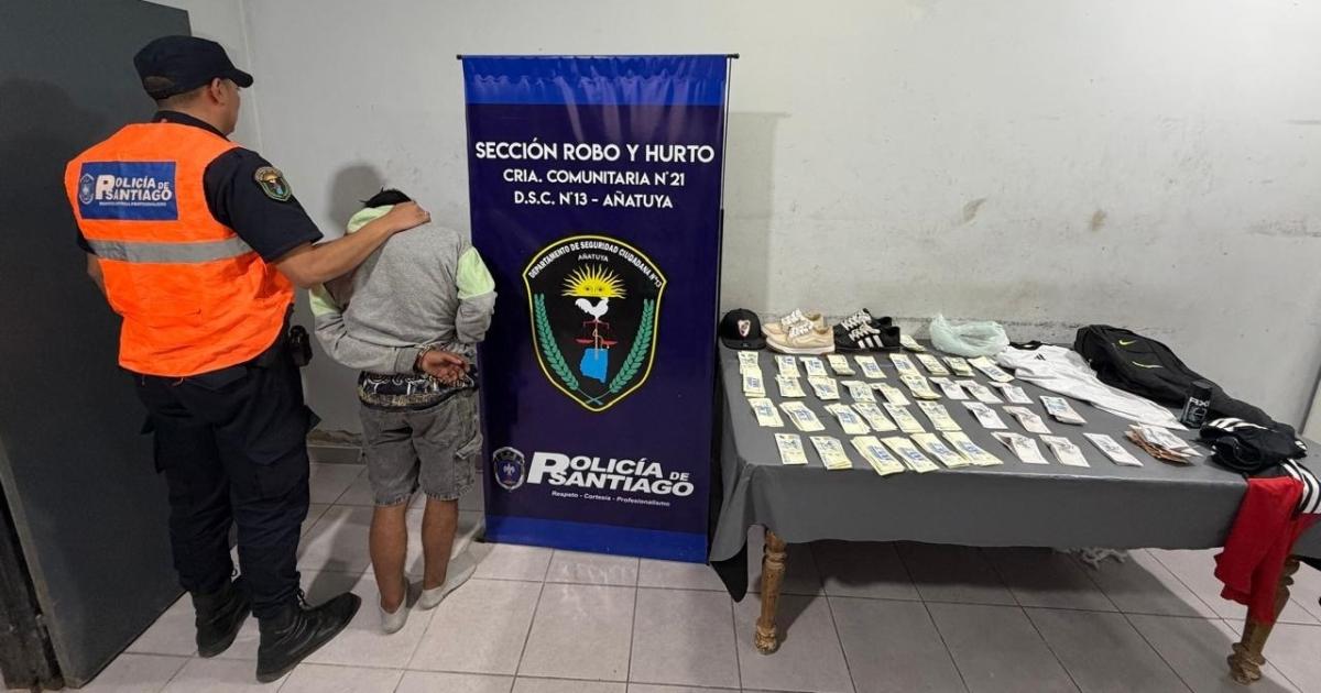El joven de 24 años quedó detenido (Foto- Policía de la Provincia)