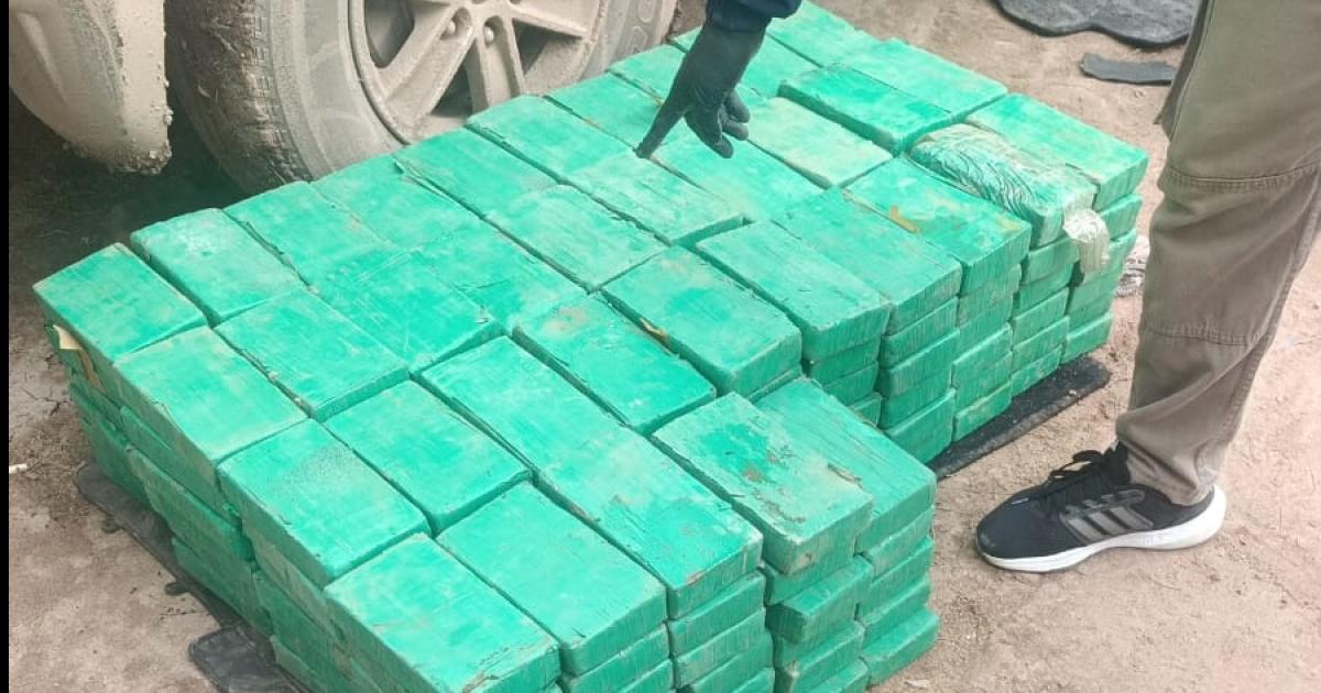 DROGA VERDE- La cocaína viajaba envuelta en paquetes verdes El destino la provincia de Buenos Aires Hay cuatro salteños presos