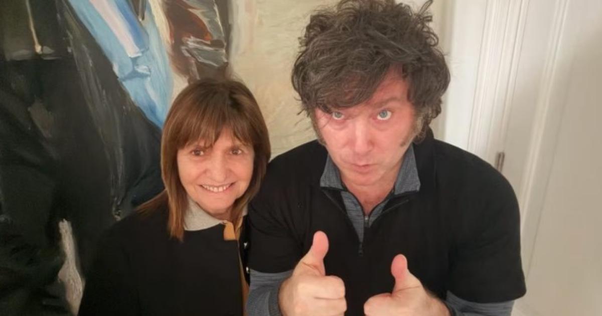 Pese a las tensiones compartieron una foto juntos días atrÃs (Foto- X@PatoBullrich)