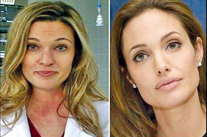 Jolie se implantó prótesis mamarias La doctora Kristi Funk(01)