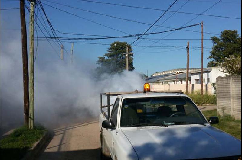 La comuna reforzó los trabajos de limpieza y fumigación en diferentes ...