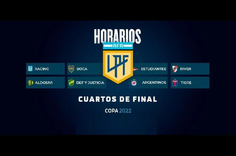 Fechas y horarios: así se jugarán los cuartos de final de la Copa de la ...