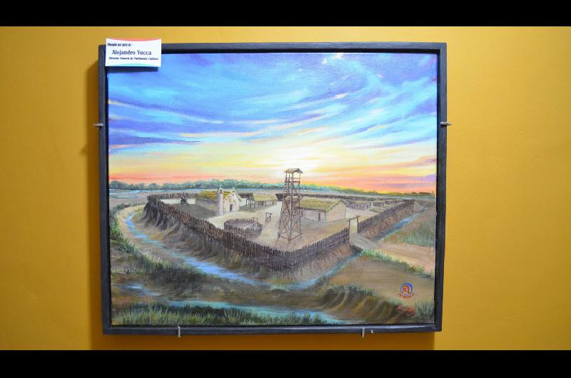 La Comisión Municipal de Herrera recibió el retrato del fortín El