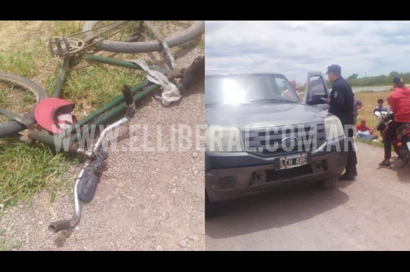Un ciclista terminó con fracturas y golpes en la cabeza tras ser ...