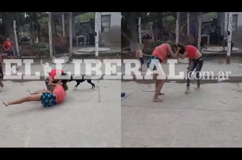 Brutal pelea de dos jovencitas en La Banda: piñas, patadas e insultos ...