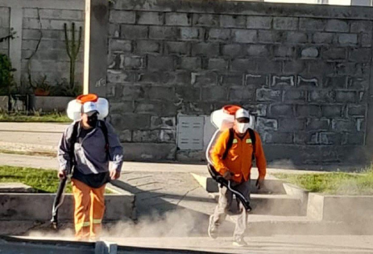 El municipio refuerza los trabajos de fumigación en los barrios ...