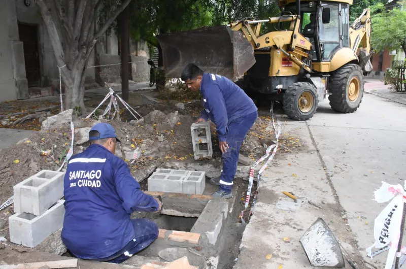 Obras Públicas de la Municipalidad pone en condiciones el desagüe del ...