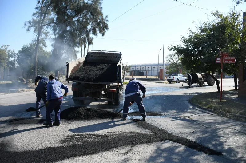 Obras Públicas de la Capital realizó el mejoramiento de calzadas en el ...