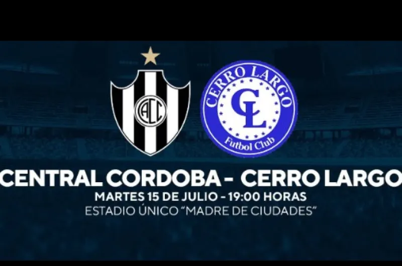El Estadio Único albergará Central Córdoba vs. Cerro Largo por lo ...