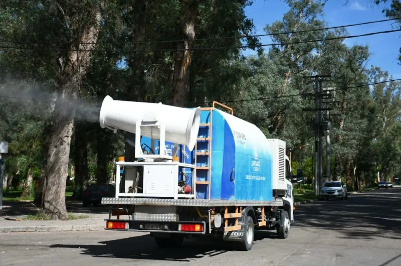 La municipalidad continúa con los operativos de fumigación contra el ...