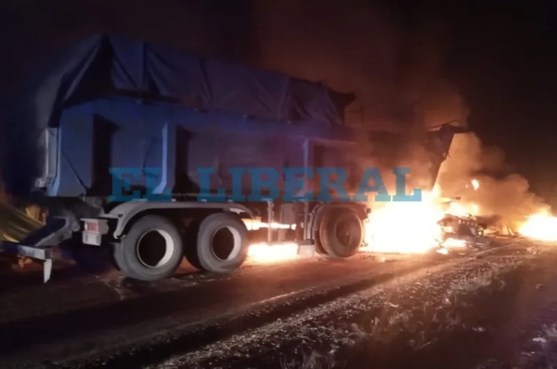 Trágico choque frontal entre dos camiones sobre la Ruta Nacional 34 ...