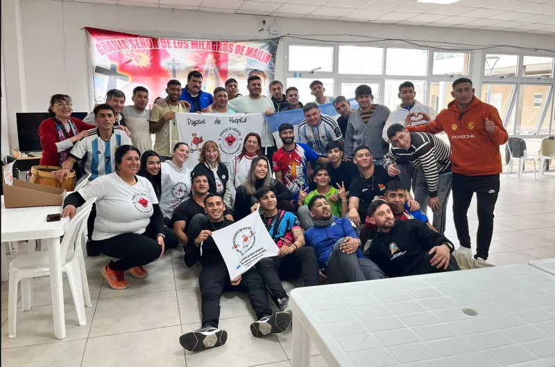 Los jóvenes del Hogar de Cristo trabajan en el valor de la solidaridad y la contención