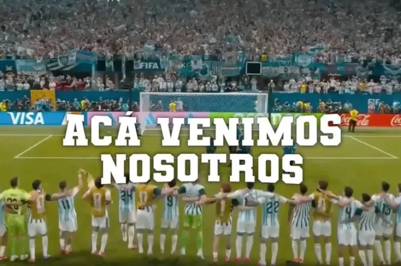 VIDEO | "Acá venimos nosotros": el homenaje de la AFA en la previa de la final