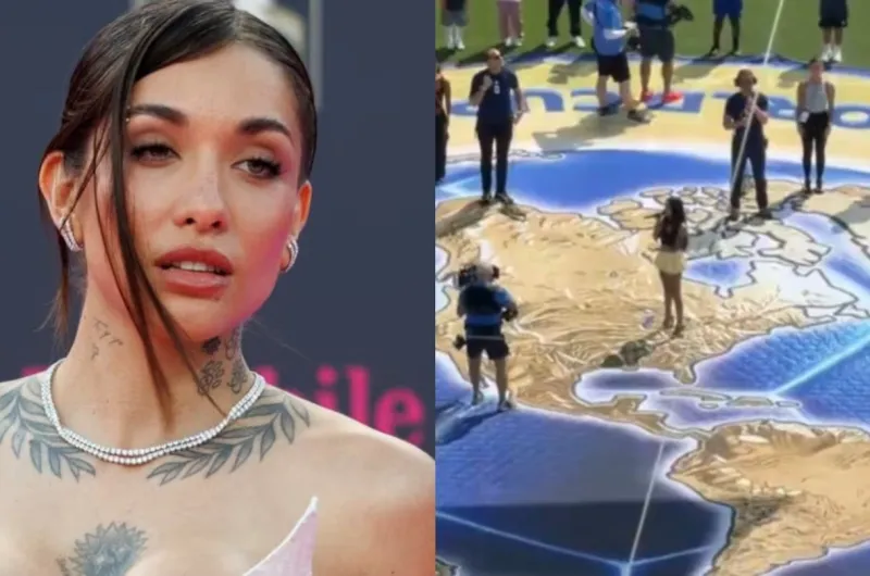 VIDEO: A horas de la final del Mundial, apareció el ensayo de María Becerra para cantar el Himno