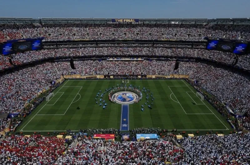 Sonó el himno de Estados Unidos antes de la final del Mundial 2026: un hecho inédito en la historia