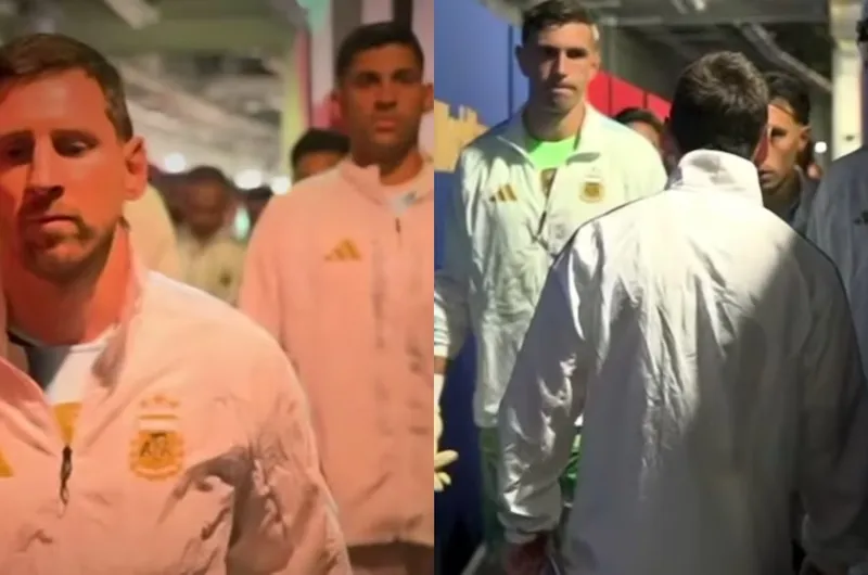 El video inédito de Argentina antes de la final: las indicaciones de Messi y el Dibu