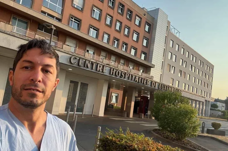 Un médico santiagueño se capacitó en cirugía robótica y técnicas avanzadas en Luxemburgo