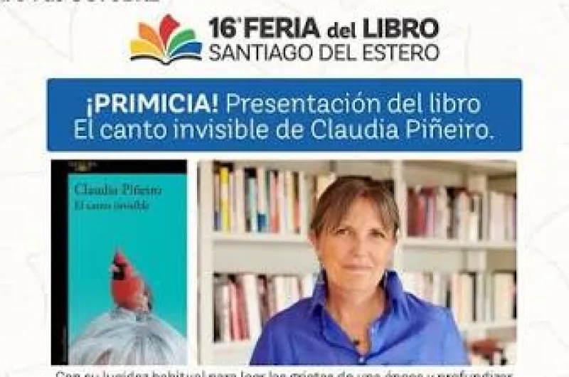 Claudia Piñeiro traerá hoy una primicia a la 16ª Feria del Libro