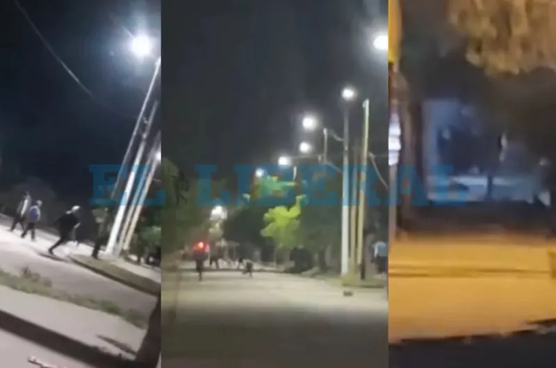 Villa del Carmen: violento enfrentamiento a ladrillazos e intervención policial con balas de goma